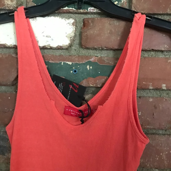 n:PHILANTHROPY BOURBAN RIBBED FITTED TANK Small - Picture 3 of 8